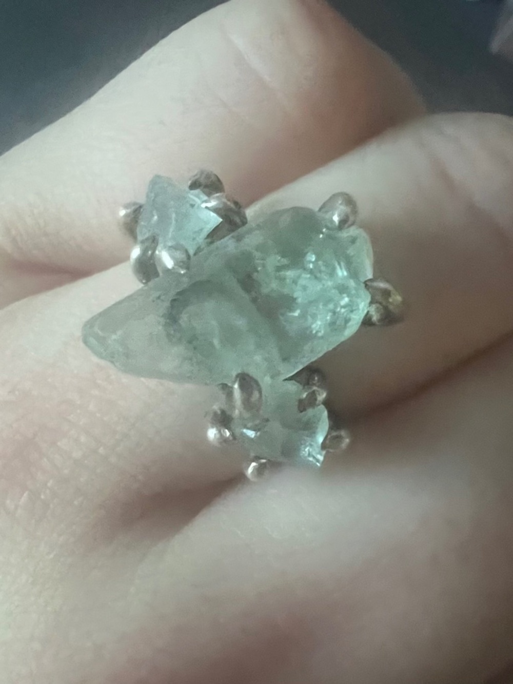 Aqua marine ring